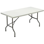 Table rectangulaire 4 ou 6 personnes de 180cm x 76cm