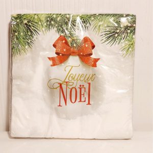 Serviette Boule de Noël