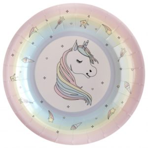 Assiette licorne