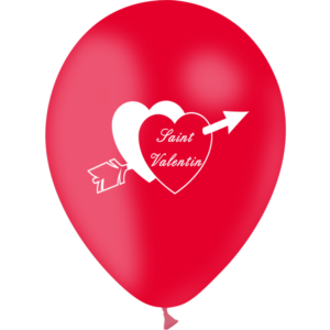 Ballon Saint-Valentin rouge