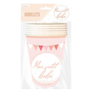 Gobelet baby shower fille