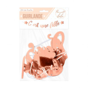 Guirlande baby shower fille